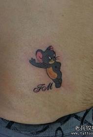 muundo wa tattoo ya katuni