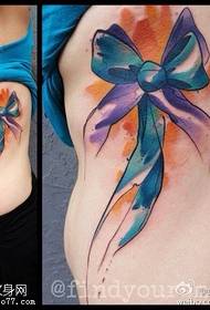lateral talie culoare arcul tatuaj imagine