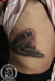 side waist Jesus tattoo works are shared by the tattoo show 71843 - a waist Sun Wukong tattoo works by tattoos