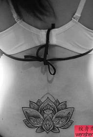 Djelotvorna tetovaža lotosa sa bodom na trbuhu djeluje