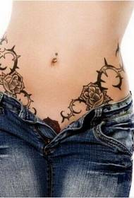 Tus neeg nyiam hnav tau ntxim hlub txoj kev ua neej zoo duav sov lub paj hmab duab tattoo