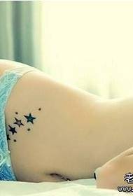 sexy motivo a stella a cinque punte in vita da donna