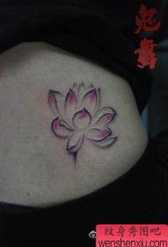 nani kaʻili kūwili nani popo lotus tattoo pattern