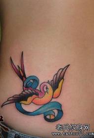 fotografia e shfaqjes së tatuazhit rekomandoi një model tatuazhi ngjyrosje të belit
