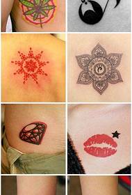 set of modelên tattooên piçûk ên piçûk