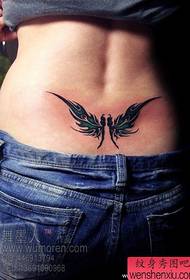 pinggul kaendahan pola tato elf sing populer