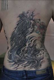 тасвири tattoo ҳайвони шикоршуда phoenix тасвири