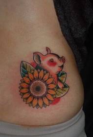 ti kochon tatoo modèl foto modèl