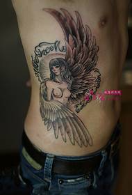 изображение татуировки талии человека ангела сексуальное