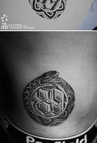 Midgard Snake Tie Tattoo ስርዓተ-ጥለት