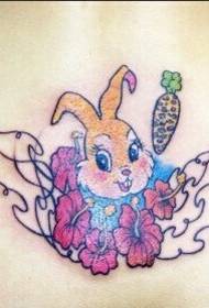 Beauty middellyf oulike oulike tekenprentjie bunny tattoo prentjie