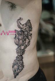 kép isten Donkey Kong 杵 derék tetoválás kép