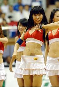 NBA cheerleader beauty waist tattoo picture