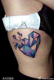 naisten puolella vyötärö väri rakkaus tatuointi malli