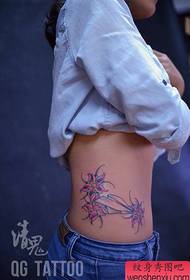 beauty waist popular paper airplane with floral tattoo pattern