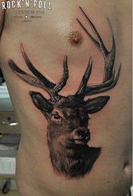 sab duav antelope tattoo ua haujlwm duab