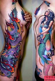 Mermaid tatuirovka ishini sexy tomonga tavsiya eting
