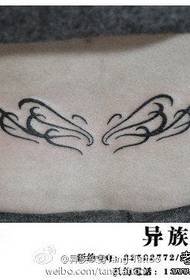 beauty waist only beautiful totem waist tattoo pattern