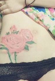 sexy bellezza cintura affascinante totem tatuaggio di stampa