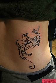 bočni struk totem Phoenix tetovaža uzorak