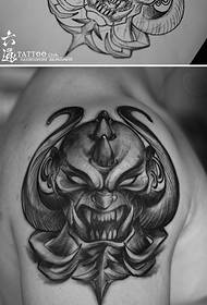 الگوی خال کوبی World of Warcraft Orc Tattoo