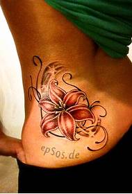 bella cintura bella bella bell tatuatge de flors