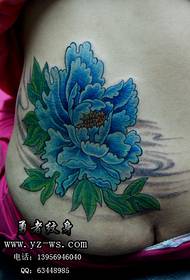 Hefei moedige tatoet wurket: taille pioen tattoo-patroan