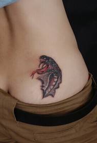 ang mga lalaki nga baye pigeon dugo daotan cobra tattoo nga hulagway nga parisan