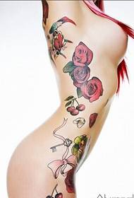 феєричний феєричний малюнок татуювання сексуальної краси