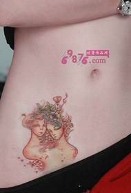 pictiúrtha álainn tattoo coime taobh Cúpla