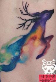 Karya Star Deer Tattoo