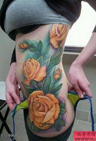 Женская сексуальная татуировка часть восьми работ татуировки талии