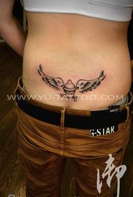 modello del tatuaggio dell'ala della vita