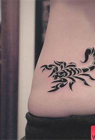 žena opasok pletenie tetovanie vzor