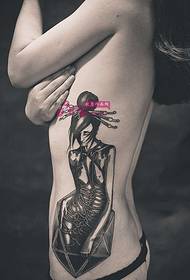schoonheid zijde taille creatieve kunst Tattoo-foto