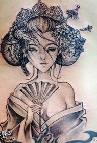 kiuno cha picha ya tattoo ya kiuno