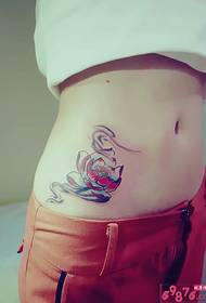 žena pas sexy lotosový tetovanie obrázok