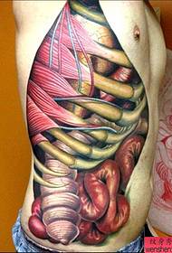 recomendo un patrón de tatuaxe visceral realista