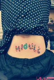 cartone animato lettera inglese tatuaggio foto girovita 71087-Sexy girocollo albero della vita creativo tatuaggio immagine