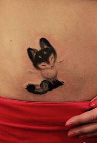 gambar pola tato pinggang wanita