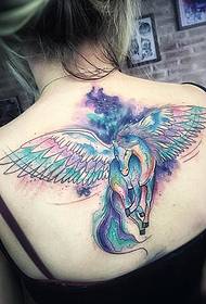 ragazze indietro Tianma splash tattoo tattoo pattern
