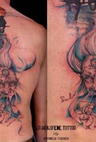 ย้อนกลับสีแฟนตาซีลวดลายเอลฟ์ที่งดงามตระการตา