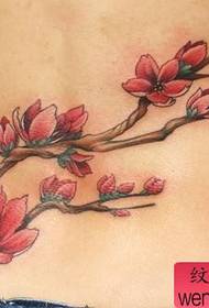 Húðflúr: mynd um bakið á mitti Cherry Tattoo Pattern