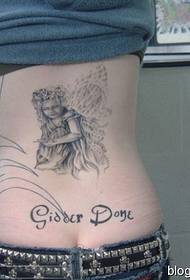 Taille Angel Tattoo Muster