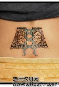 pas alternativní populární krajkové tetování vzor