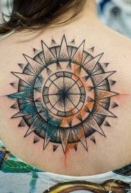 Modello tatuaggio tatuaggio tatuaggio splash splash geometrico