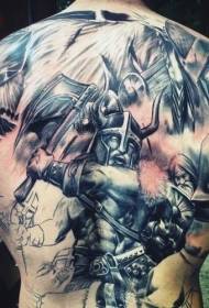 Toe foʻi le ata o le tattoo tattoo hero tattoo style