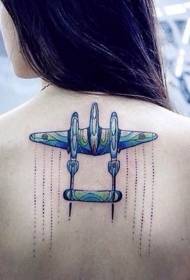 modello tatuaggio tatuaggio combattente colorato nuovo stile