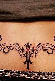 disegno del tatuaggio in vita: disegno del tatuaggio della vite del fiore della vita del totem della vita