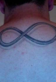 zadný vzor nekonečna symbol tetovania